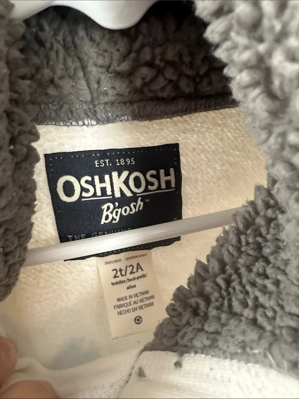 OshKosh B'gosh Blue Gradient Mountain & Forest Hoodie